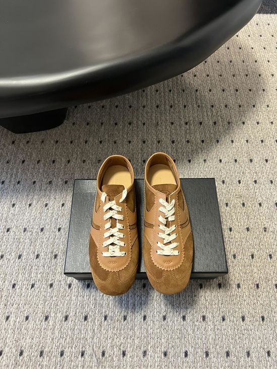 Dries Van Noten Vintage Suede Leather Casual Training Sneakers