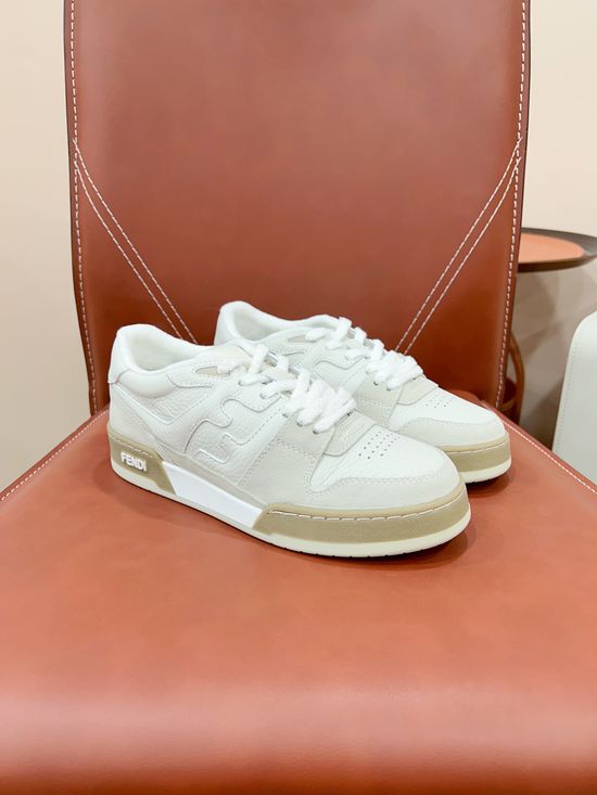 Fendi Vintage Stitched Soft Comfortable Daily Casual Sneakers