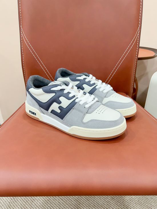 Fendi Vintage Stitched Soft Comfortable Daily Casual Sneakers