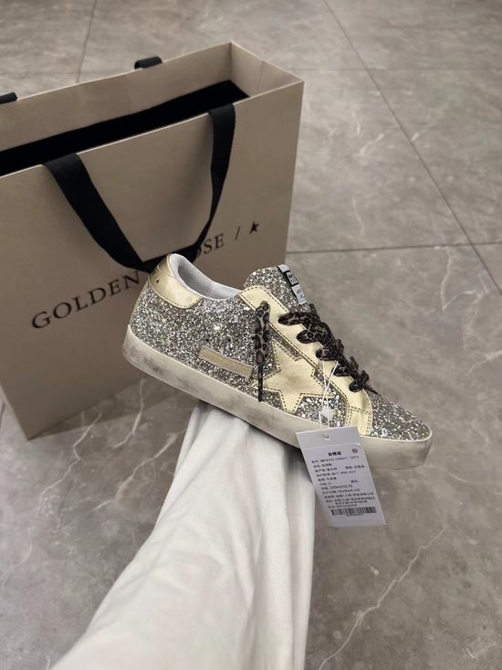 Golden Goose Premium Distressed Casual Sneakers Comfortable Durable Daily Footwear