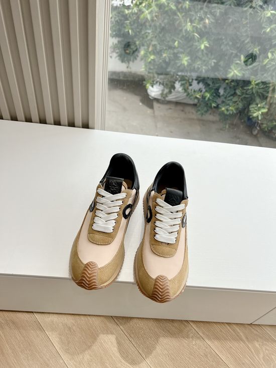 Loewe Color Block Hidden Heel Comfortable Casual Trainers
