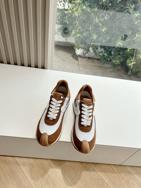 Loewe Color Block Hidden Heel Comfortable Casual Trainers