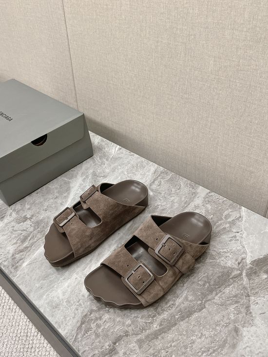 Balenciaga Cute Pattern Mule Slippers Comfortable Casual Slip-On Shoes