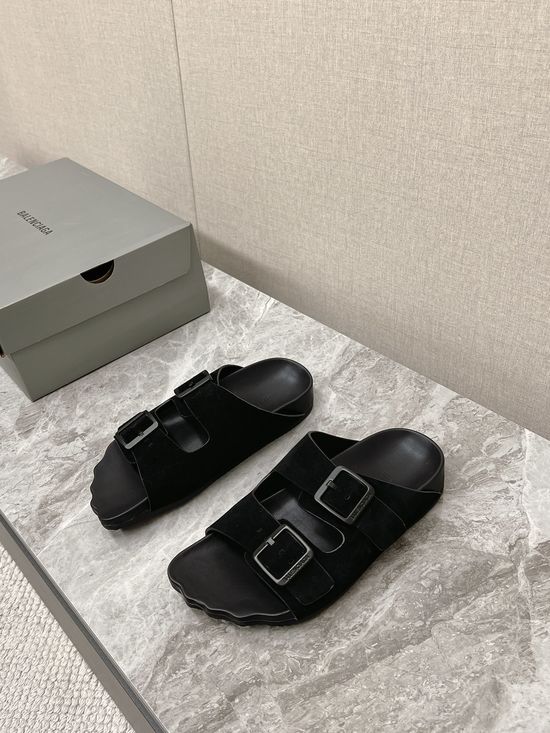 Balenciaga Cute Pattern Mule Slippers Comfortable Casual Slip-On Shoes