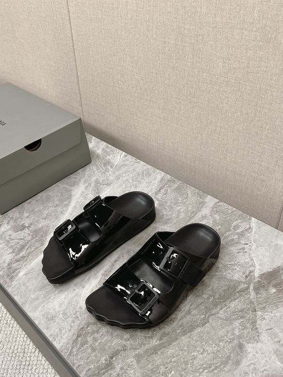 Balenciaga Cute Pattern Mule Slippers Comfortable Casual Slip-On Shoes