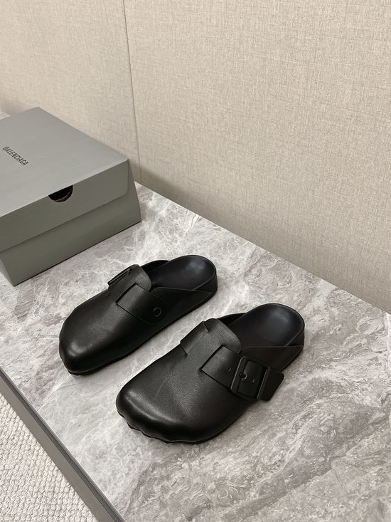 Balenciaga Cute Pattern Mule Slippers Comfortable Casual Slip-On Shoes