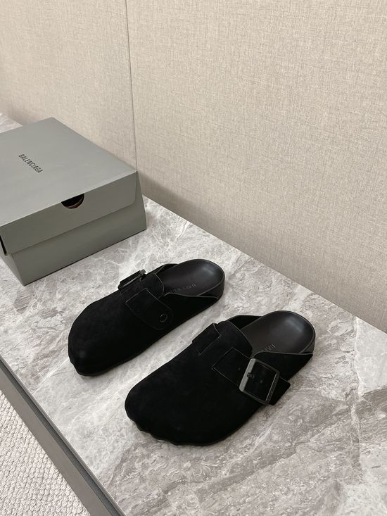 Balenciaga Cute Pattern Mule Slippers Comfortable Casual Slip-On Shoes