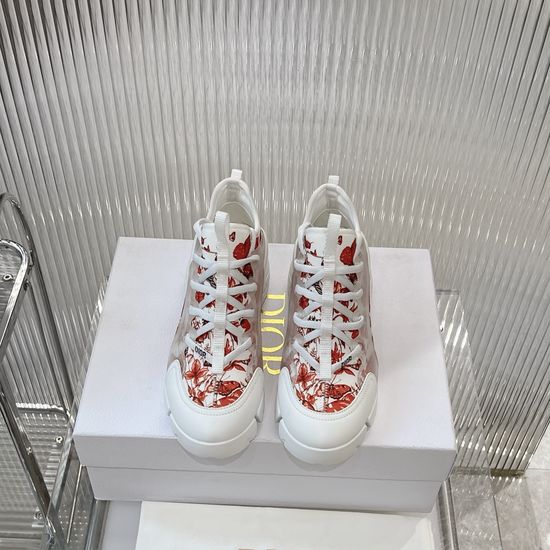 Christian Dior Comfortable Chunky Sneakers With Logo Webbing