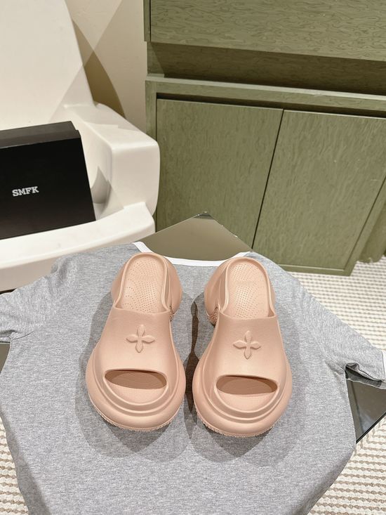 SMFK Thick Sole Non Slip Height Boosting Casual Slippers