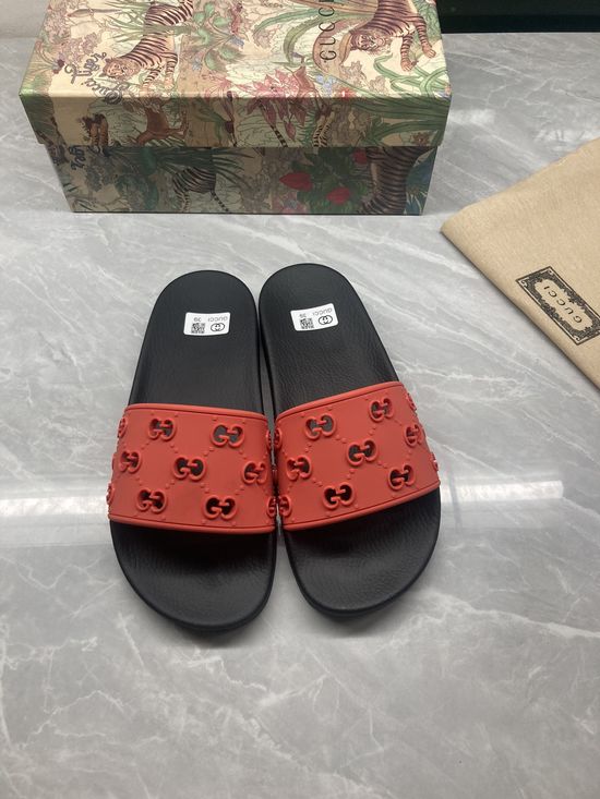 Gucci Soft Casual Slip On Slides Comfortable Fashionable Daily