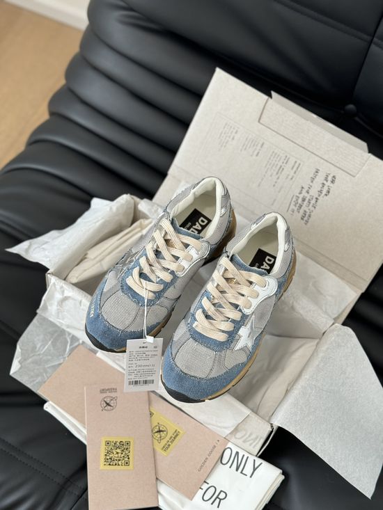 Golden Goose Casual Graffiti Distressed Sneakers Versatile Daily Footwear