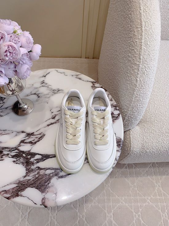Chanel Classic Leather Casual Shoes with Comfort Fit
