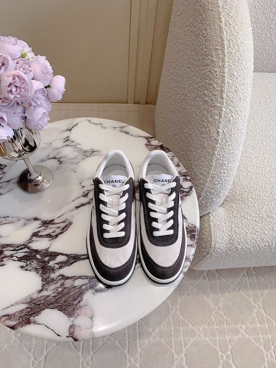Chanel Panda Style Sports Plank Shoes in Leather