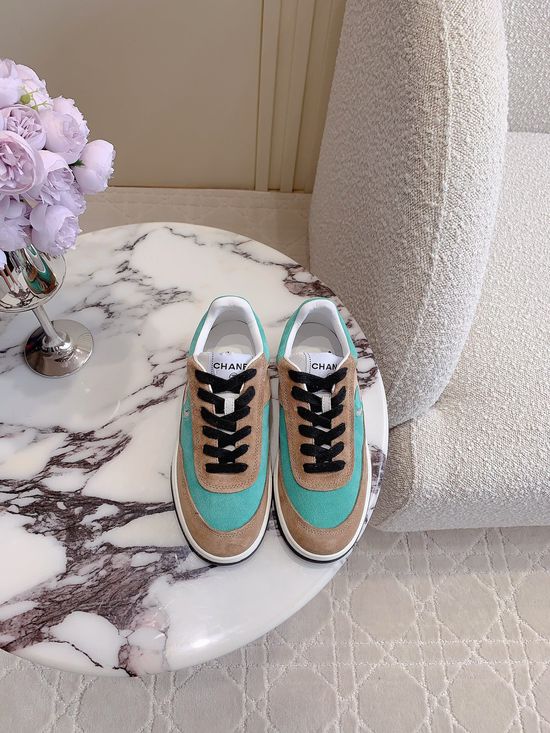 Chanel Panda Style Sports Plank Shoes in Leather