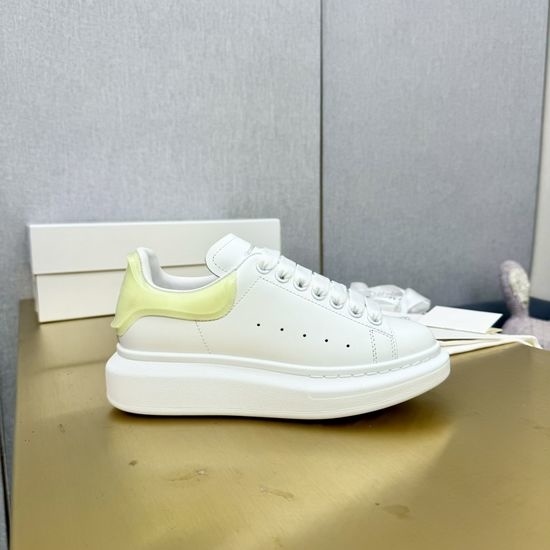 McQueen Premium Leather Platform Sneakers with Full Packaging