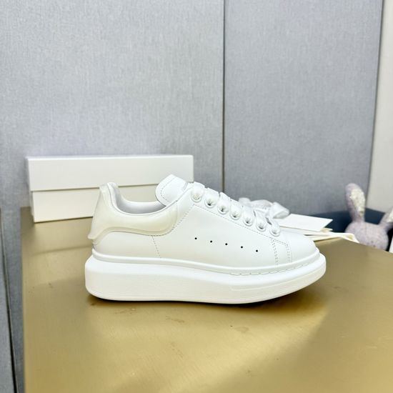 McQueen Premium Leather Platform Sneakers with Full Packaging