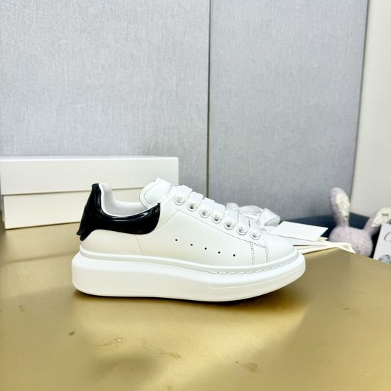 McQueen Premium Leather Platform Sneakers with Full Packaging