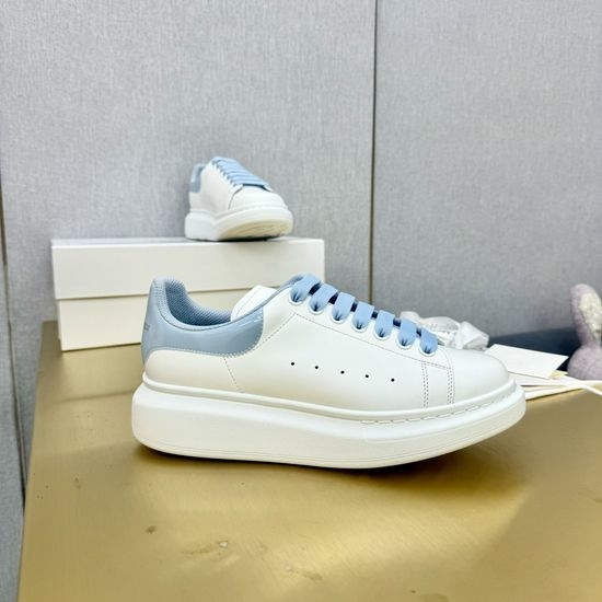 McQueen Premium Leather Platform Sneakers with Full Packaging