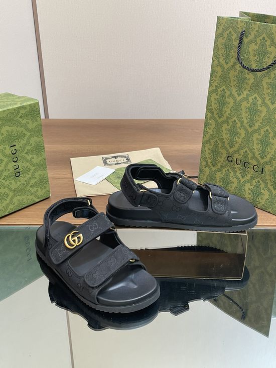 Gucci Classic Monogram Casual Strap Beach Sandals Premium Quality