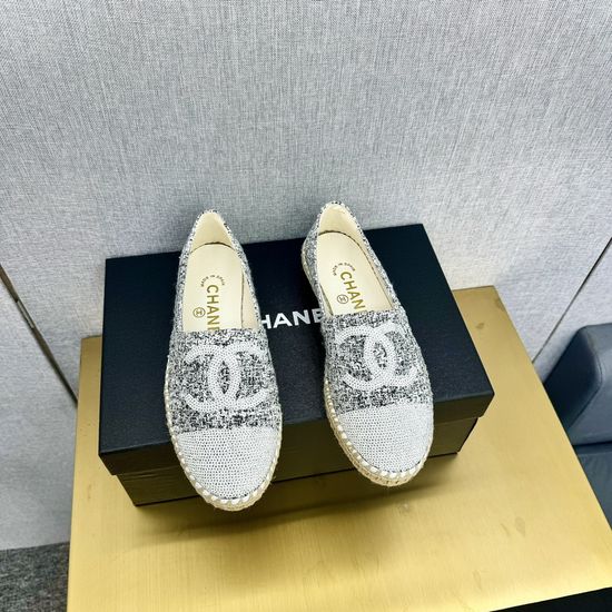 Chanel Hand-stitched Loafer with Double C Logo Accent