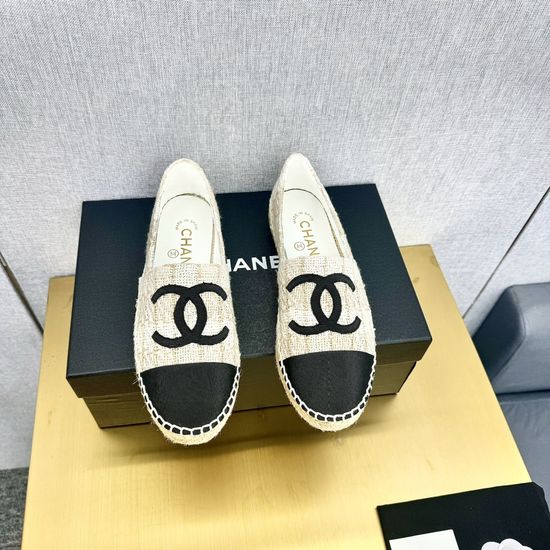 Chanel Classic Espadrilles Slip On Casual Comfortable Shoes
