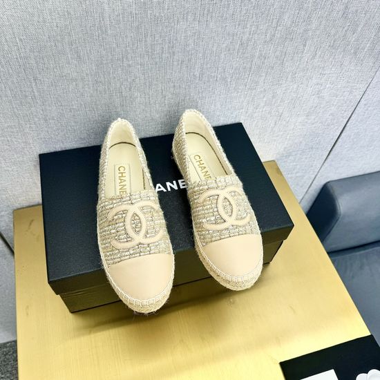 Chanel Classic Espadrilles Slip On Casual Comfortable Shoes