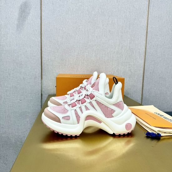 Louis Vuitton LV Wave Sole Chunky Casual Fashion Sneakers