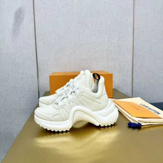 Louis Vuitton LV Wave Sole Chunky Casual Fashion Sneakers