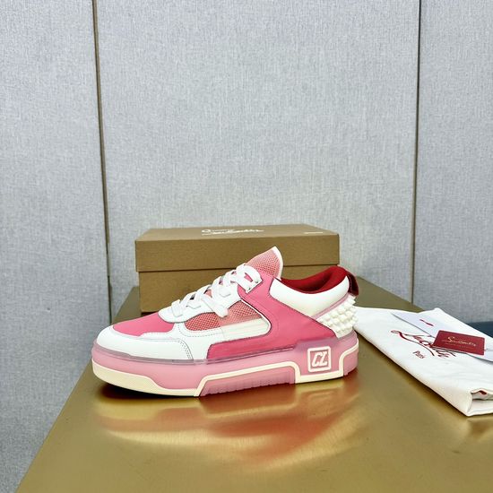 Christian Louboutine Premium Thick Sole Embellished Comfortable Casual Sneakers