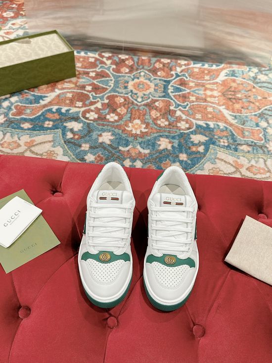 Gucci Premium Vintage Casual Shoes with Detachable Cherry Ornament