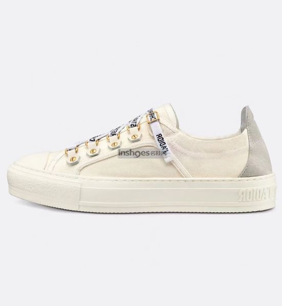 Christian Dior Cotton Canvas Garden Shoes with Star Sole