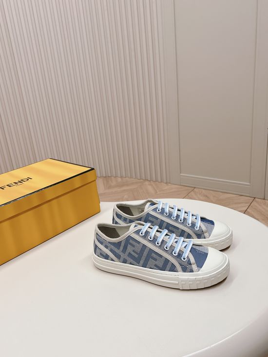 Fendi Classic Pattern Breathable Lightweight Casual Board Shoes