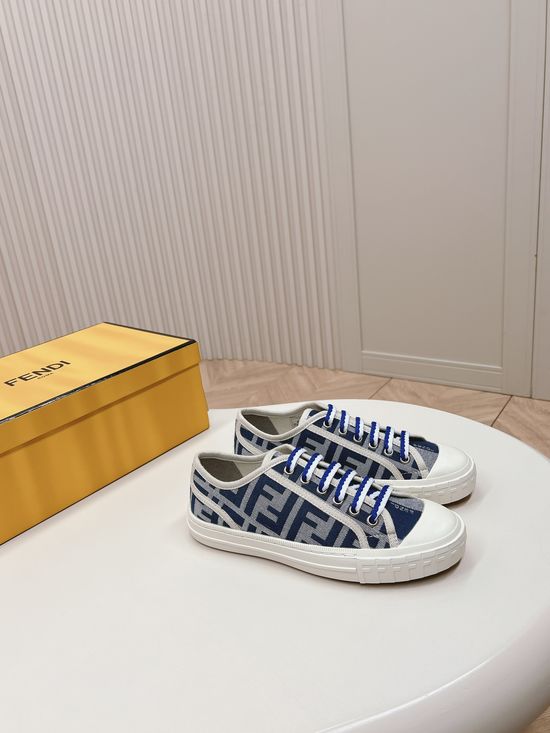 Fendi Classic Pattern Breathable Lightweight Casual Board Shoes