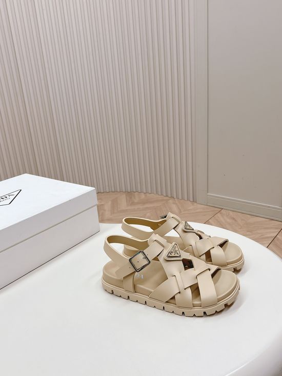 Prada Fashionable Non-slip Sandals Comfortable Stylish For Daily Wear
