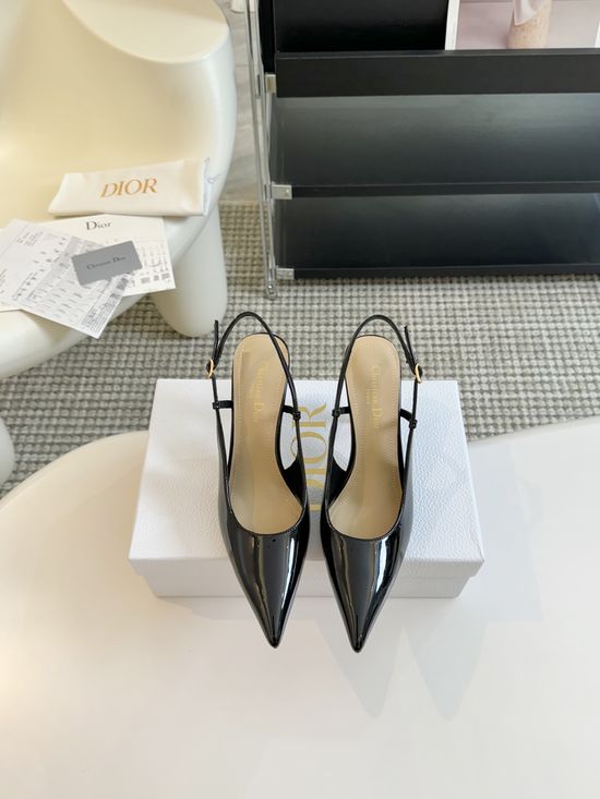 Jimmy Choo Adjustable Strap Patent Leather High Heel Sandals