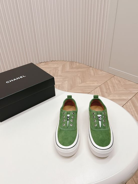 Chanel Thick Sole Casual Sneakers Comfortable Height Boost