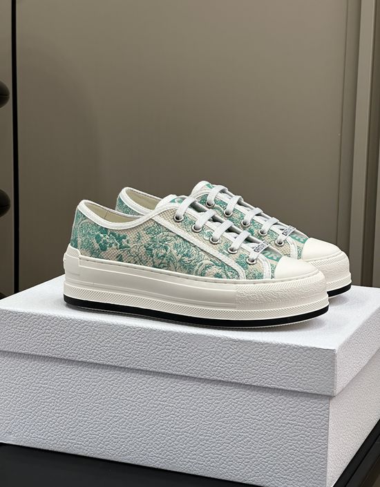 Christian Dior Embroidered Cushioned Non-Slip Comfortable Sports Shoes