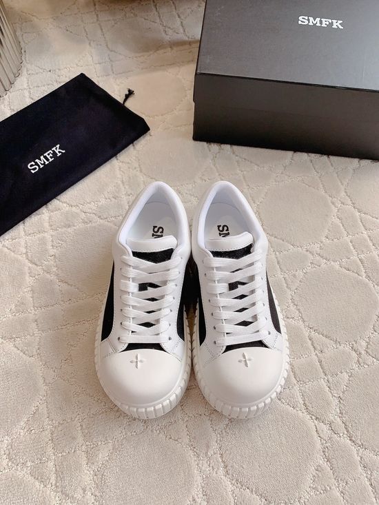SMFK Thick Sole Canvas Shoes Height Increasing Versatile Daily Footwear