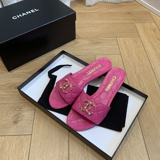 Chanel Low-heel Dress Shoes Elegant Comfortable Genuine Leather Footwear