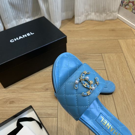 Chanel Low-heel Dress Shoes Elegant Comfortable Genuine Leather Footwear