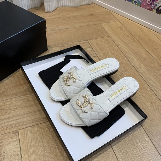 Chanel Low-heel Dress Shoes Elegant Comfortable Genuine Leather Footwear