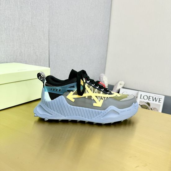 Fendi Breathable Mesh Sneakers Genuine Leather Stitching Non-slip Sole