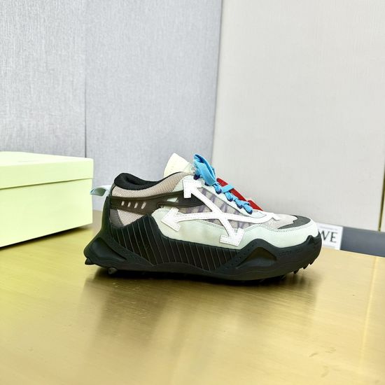 Fendi Breathable Mesh Sneakers Genuine Leather Stitching Non-slip Sole