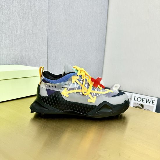 Fendi Breathable Mesh Sneakers Genuine Leather Stitching Non-slip Sole