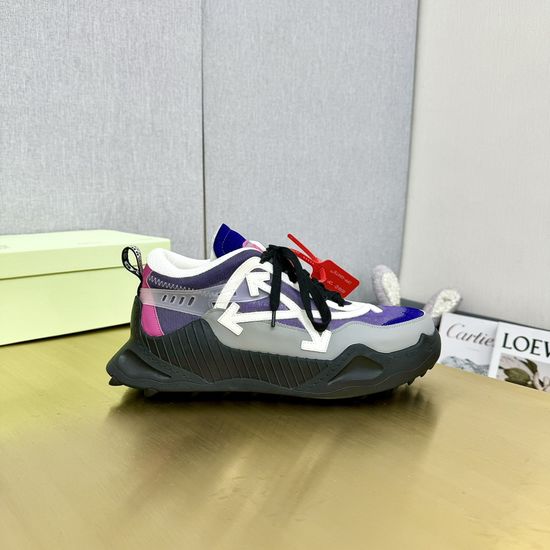 Fendi Breathable Mesh Sneakers Genuine Leather Stitching Non-slip Sole