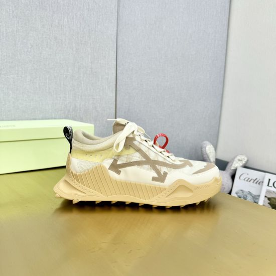 Fendi Breathable Mesh Sneakers Genuine Leather Stitching Non-slip Sole