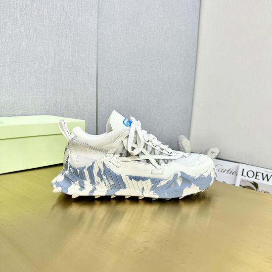 Fendi Breathable Mesh Sneakers Genuine Leather Stitching Non-slip Sole