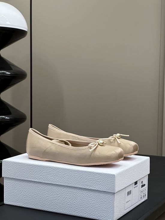 Christian Dior Classic Lambskin Lined Comfortable Ballet Flats