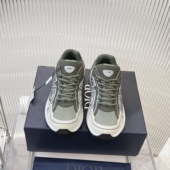Christian Dior Retro Reflective Logo Casual Athletic Sneakers
