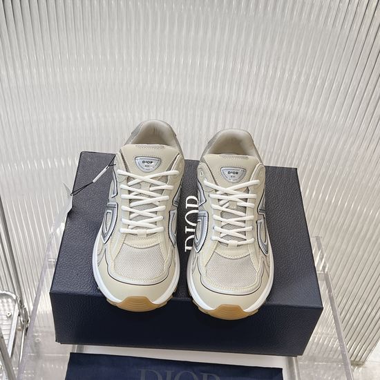 Christian Dior Retro Reflective Logo Casual Athletic Sneakers
